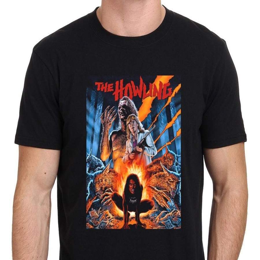 The Howling Werewolf Horror 80S Movie Poster Male T Shirt