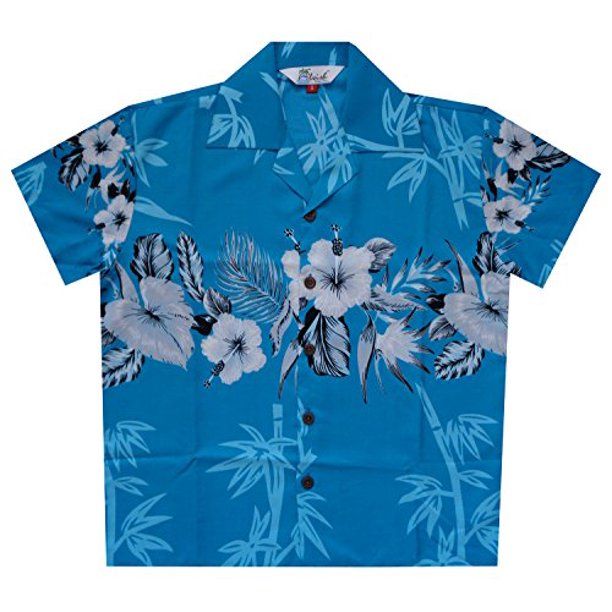 Bamboo Blue Unique Design Hawaii Shirt Ha77280