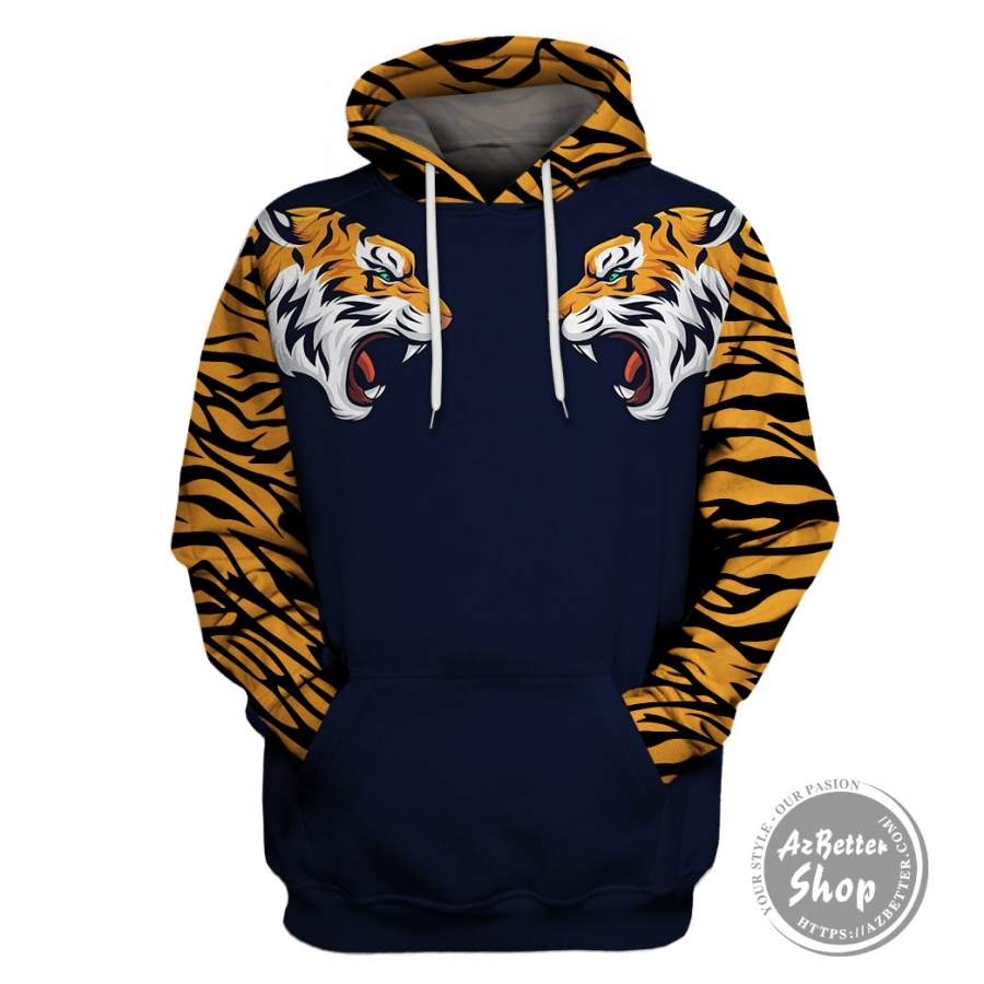 Tiger Love 3D Hoodie