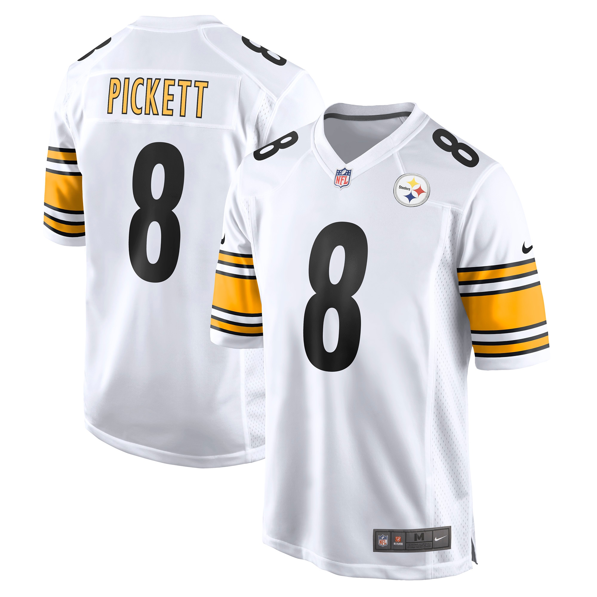 Kenny Pickett Pittsburgh Steelers Player Game Jersey – White