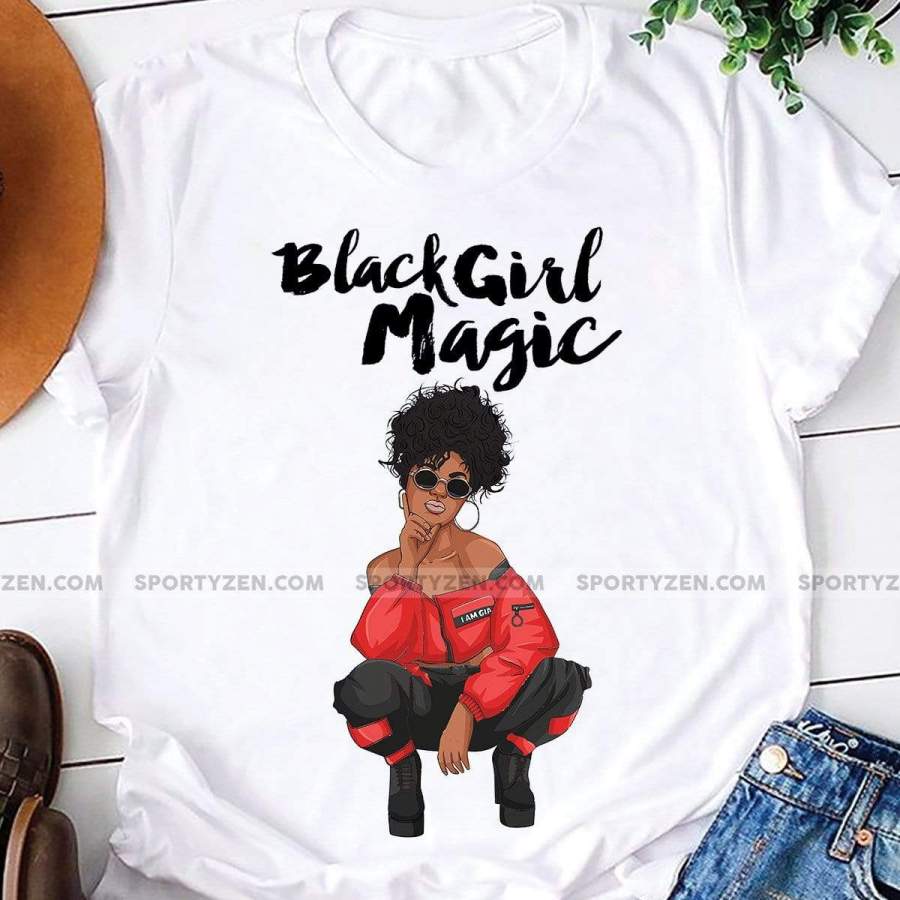 Black Girl Magic Cool girl T-shirt #295H