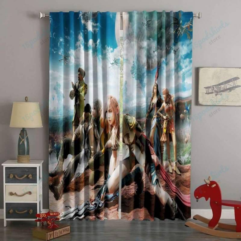 3D Printed Final Fantasy Style Custom Living Room Curtains