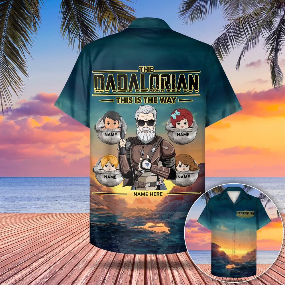 The Dadalorian This Is Way All Over Print Hawaii Shirts Phts Ha59222