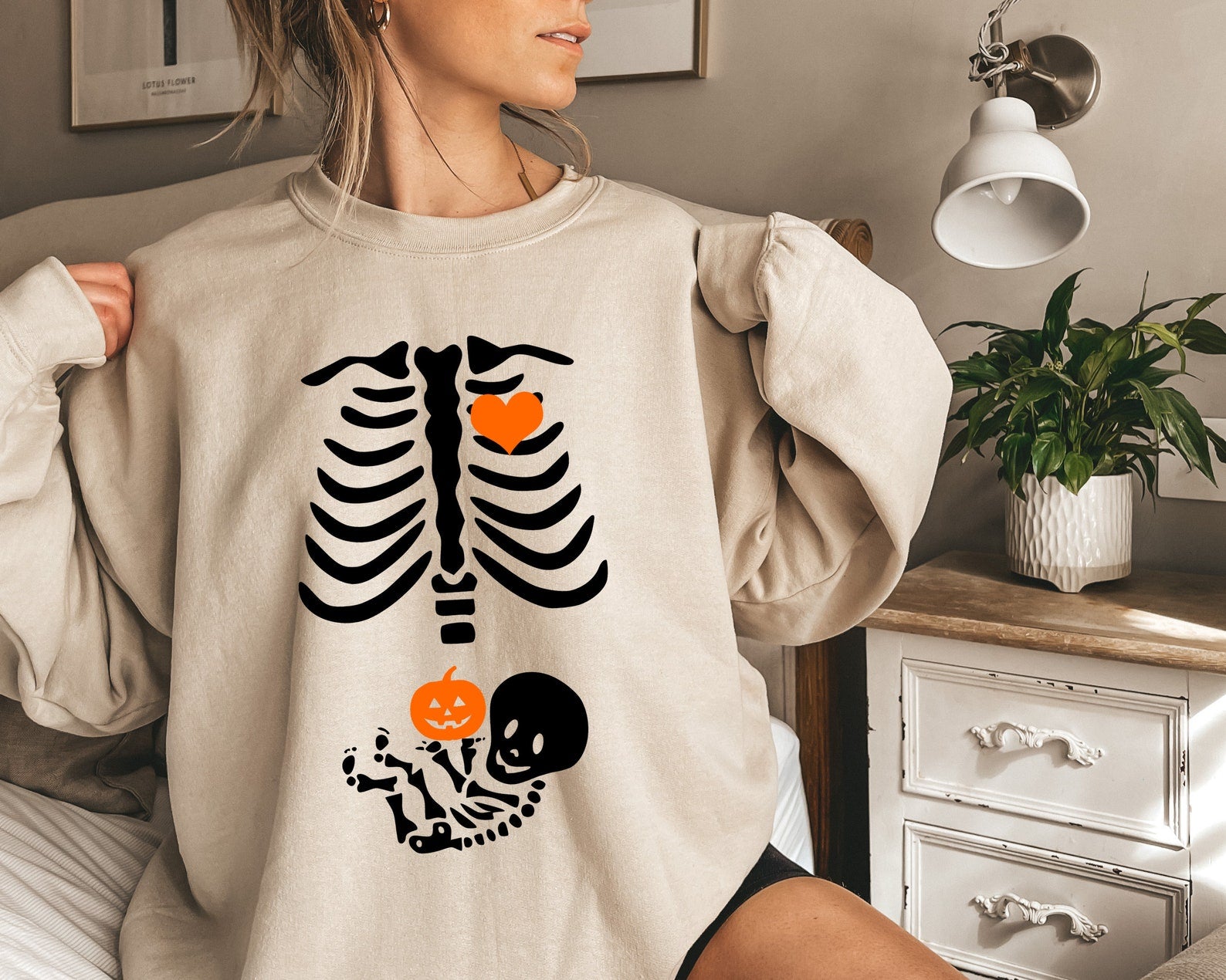 Halloween 2D Crewneck Sweatshirt All Over Print Sweatshirt For Women Sweatshirt For Men Sws1243