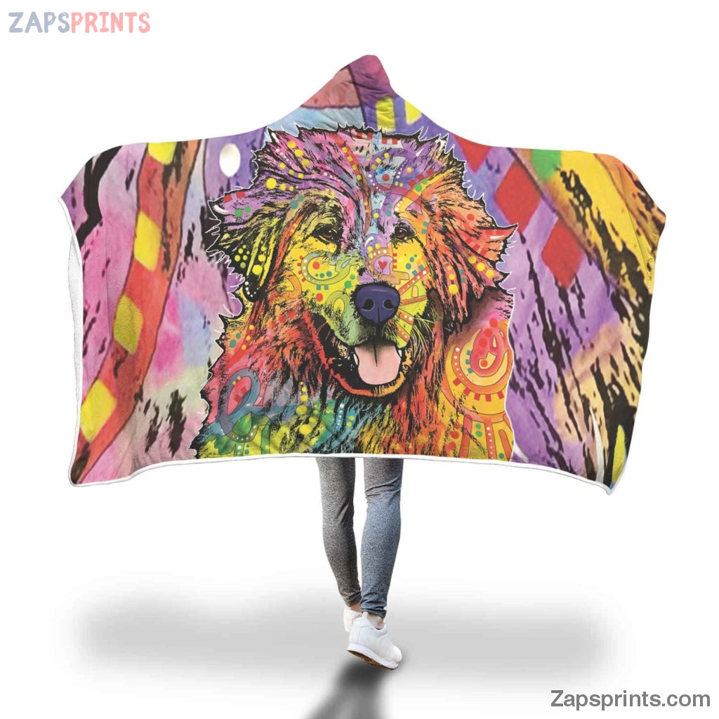 Great Pyrenees Design Hooded Blanket – Dean Russo Art