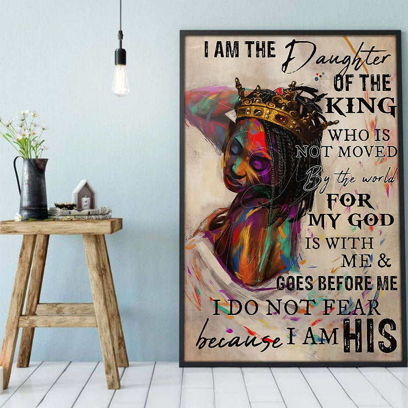 South Africa Custom Canvas Prints Unique Afro Poster Prints Black Queen Afro Man Attractive Wall Art Home Decoration