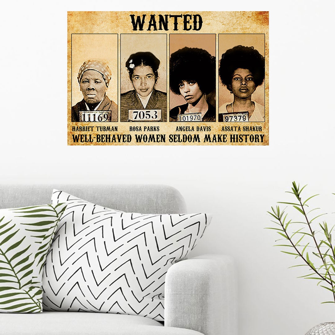 Wanted – African American Poster