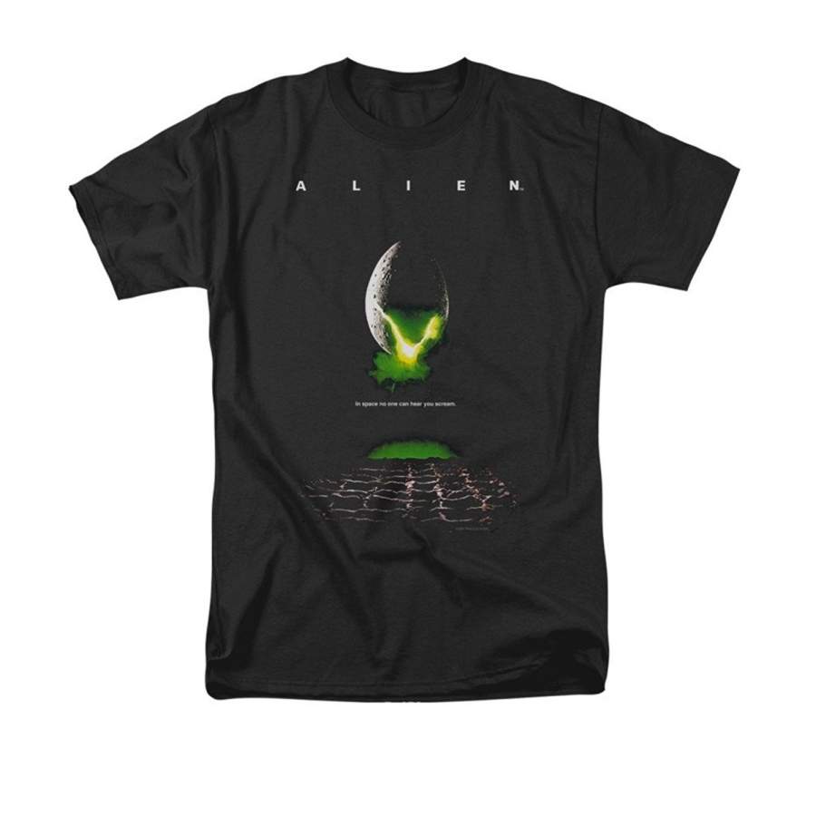 Alien 1979 Sci-Fi Extraterrestrial Horror Movie Alien Poster Adult T-Shirt