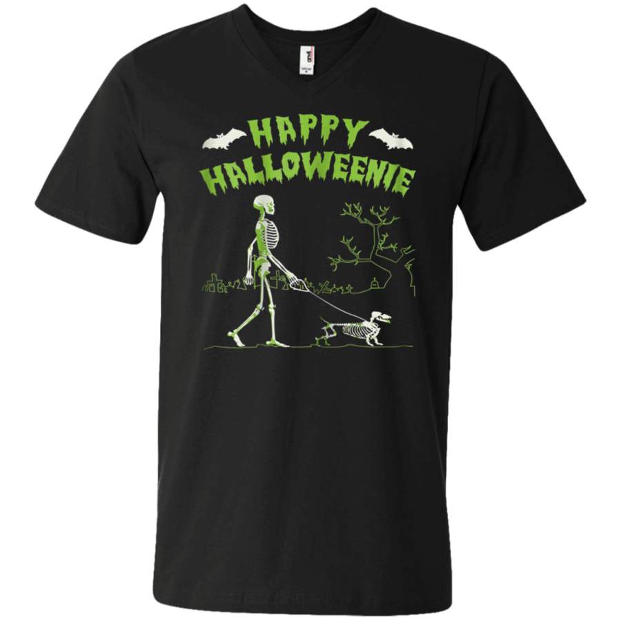 AGR Dachshund Haloween Unisex V-neck