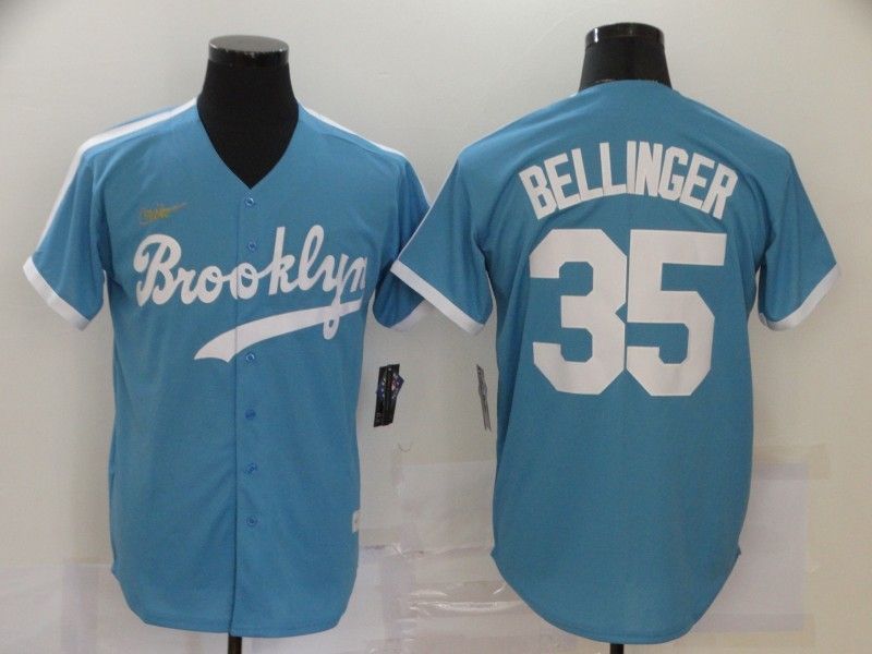 Brooklyn Dodgers Cody Bellinger #35 2020 MLB Blue Jersey