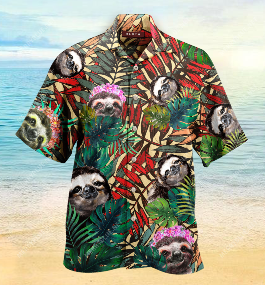 Amazing Sloth Unisex Hawaiian Shirt Ha61153