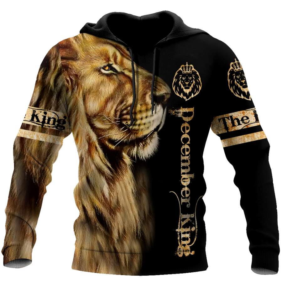 3D December King All Over Printed Shirts For Men and Women