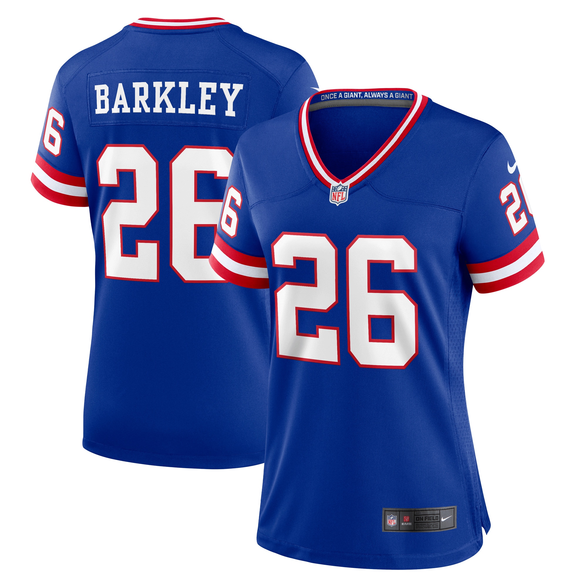 Women’s New York Giants Saquon Barkley Royal Player Jersey