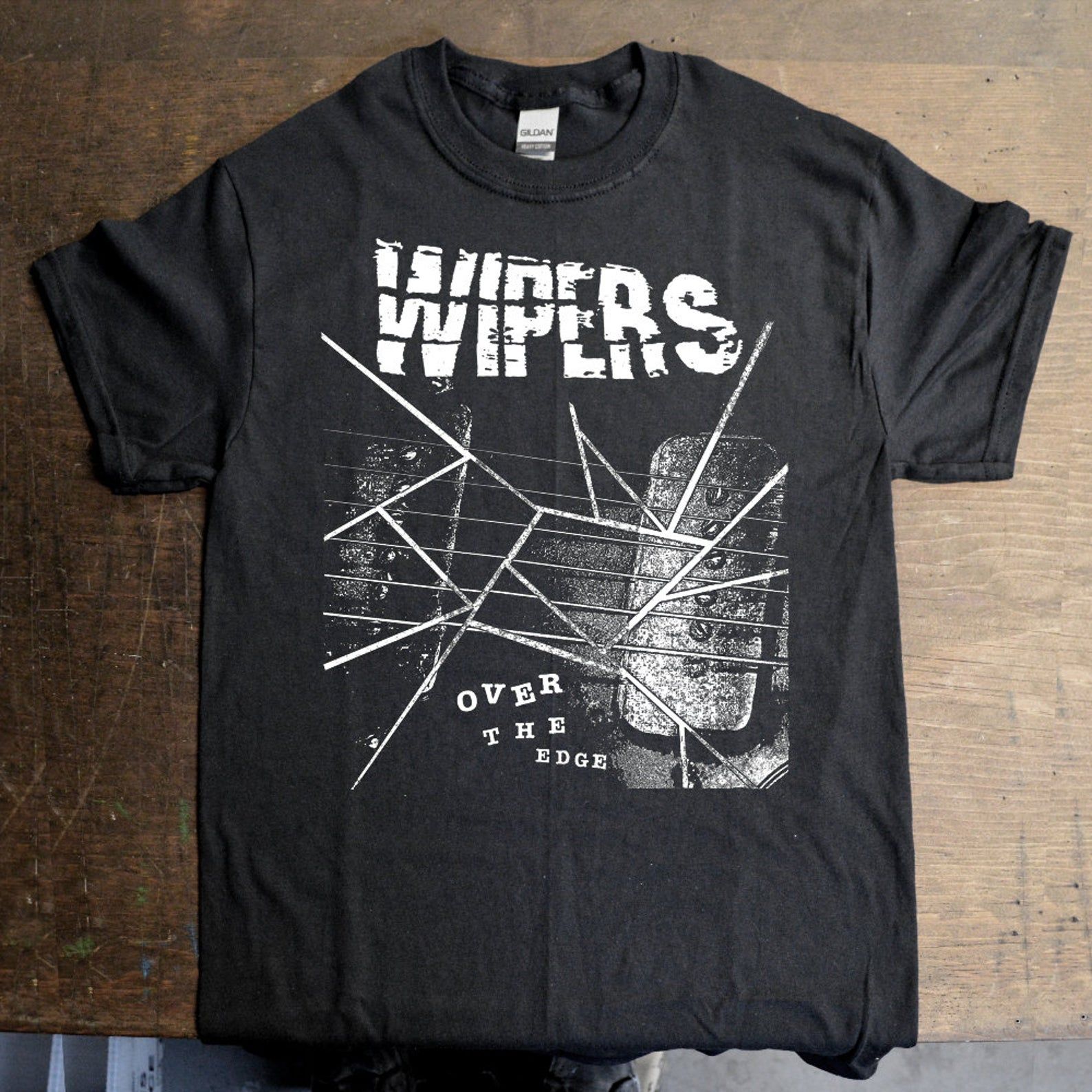 Wipers Over The Edge Band Shirt Punk Grunge Mission Of Burma Husker Du Flipper Minute Dead Moon Mudhoney Poison Idea Nirvana