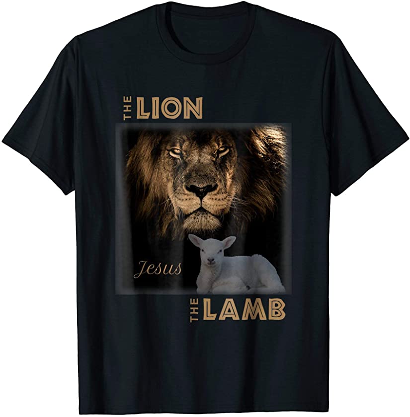 The Lion And The Lamb Jesus T-Shirt