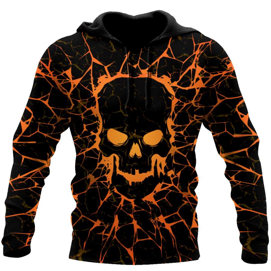 Thunder Skull Hoodie 3D All Over Printed Shirts For Men HHT24072001-LAM