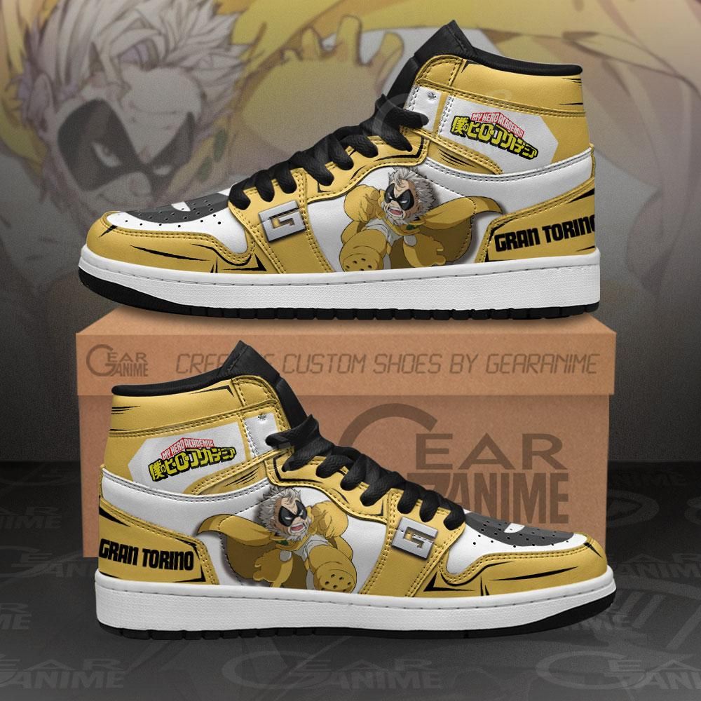 Bnha Gran Torino My Hero Academia Anime Air Jordan Shoes Sport Sneakers