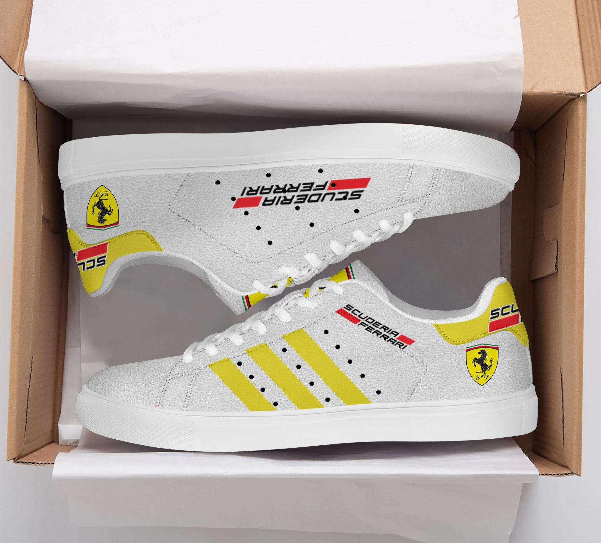 Scuderia Ferrari Sneaker Shoes Ver 2 (Yellow)