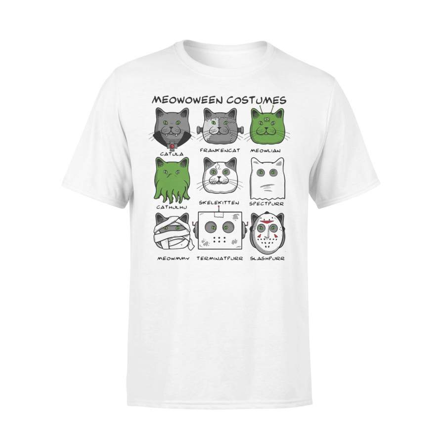 Meowoween Costumes Halloween Cat T-shirt