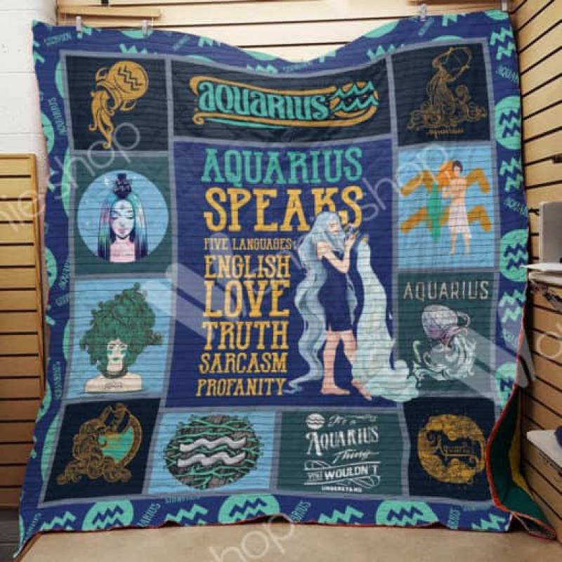 Aquarius Horoscope A2501 82O42 Blanket