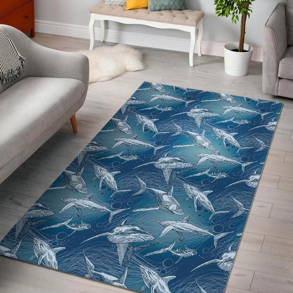 Shark Hand Drawn Dhcdhc Dt1910 Rug