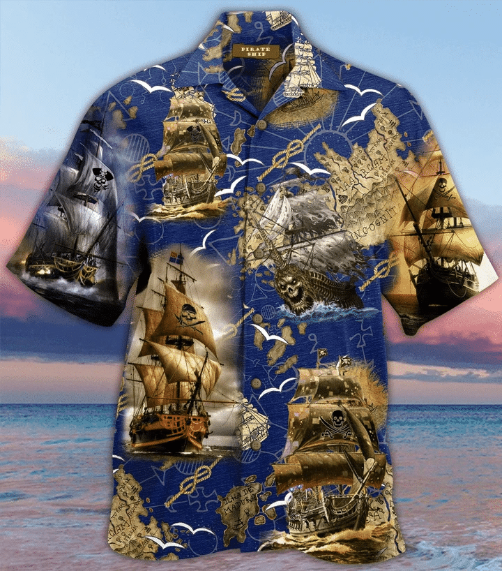 Amazing Pirate Ship Hawaii Shirt Unisex Adult Ha66649