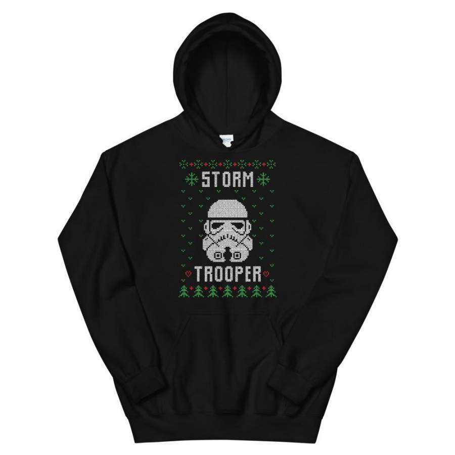 Stormtrooper Transparent For Christmas Ugly Sweater Design Unisex Hoodie