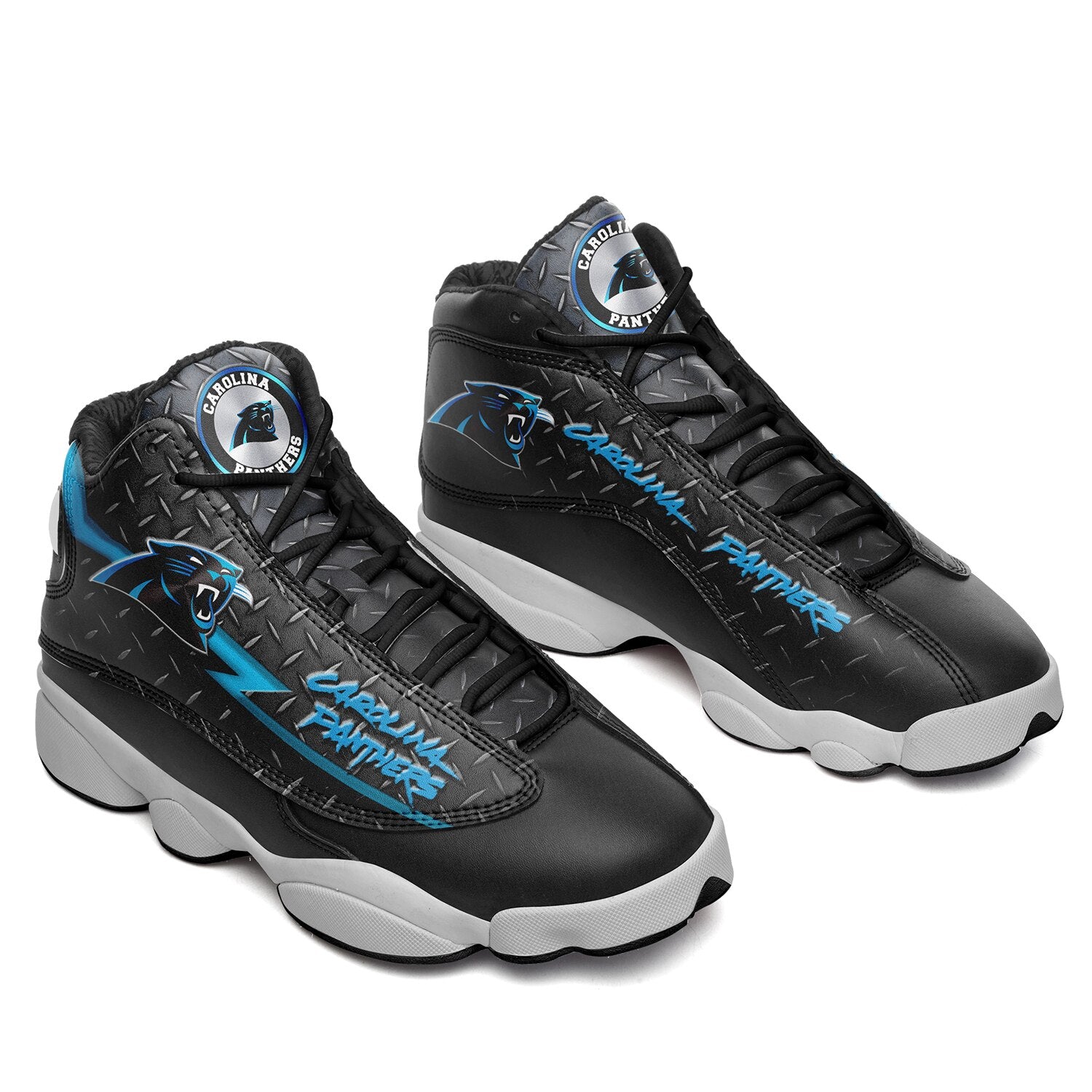 Carolina Panthers Casual Air Jordon Sneaker Shoes