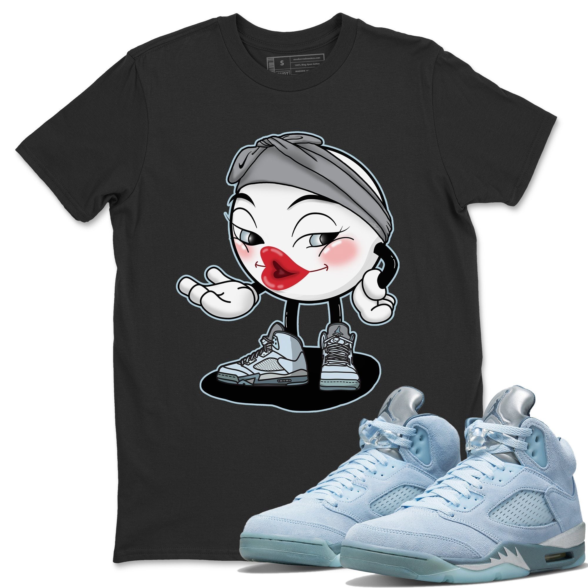 Sexy Emoji T-Shirt – Air Jordan 5 Blue Bird