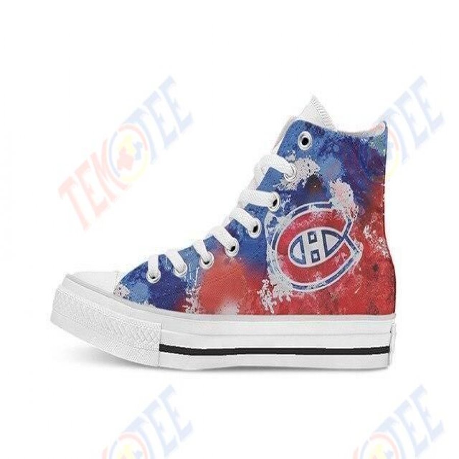 Mens Womens Montreal Canadiens High Top Shoes For Men And Women Nice And Comfortable TDT696