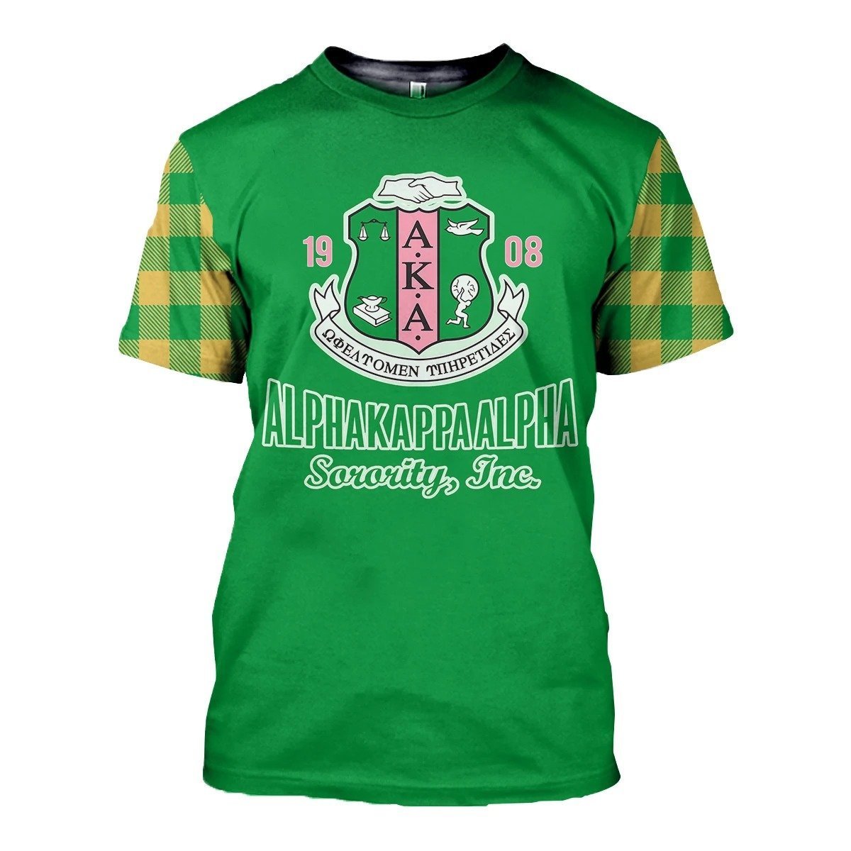 Greek Life T-Shirt – Alpha Kappa Alpha Afro Girl Pareeshy T-Shirt