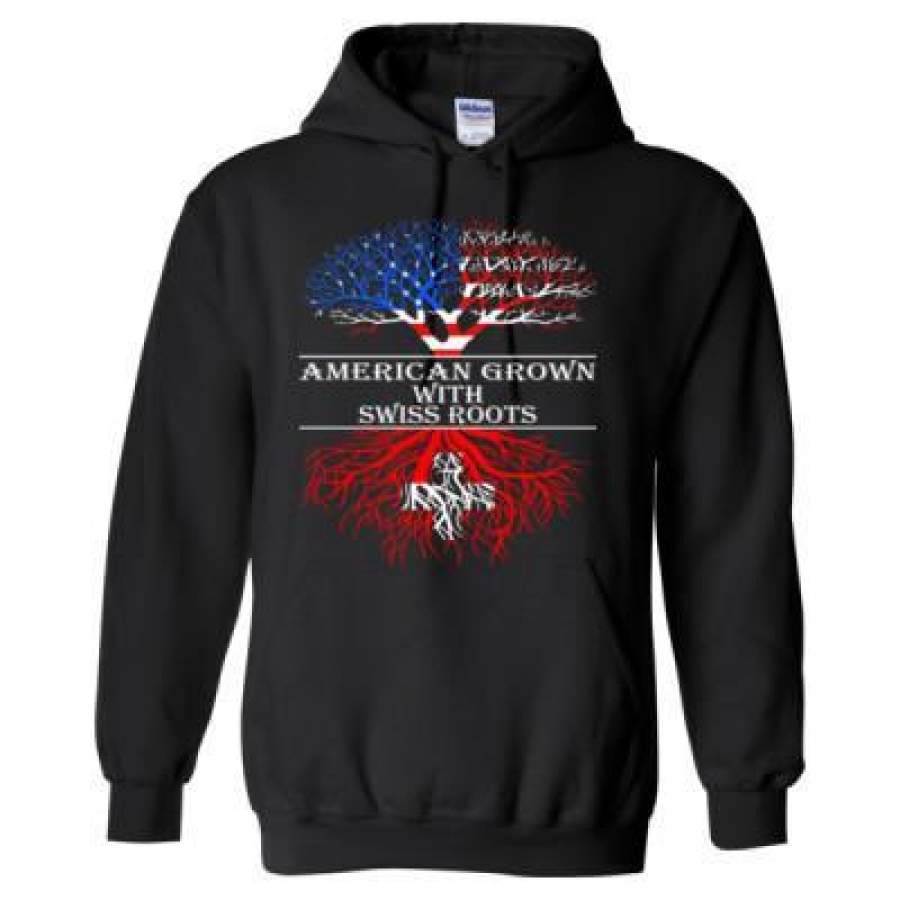 AGR American Grown With Swiss Roots – Heavy Blend™ Hooded Sweatshirt