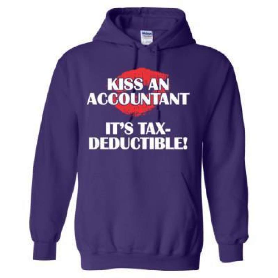 AGR Kiss An Accountant Its Tax Deductible – Heavy Blend™ Hooded Sweatshirt