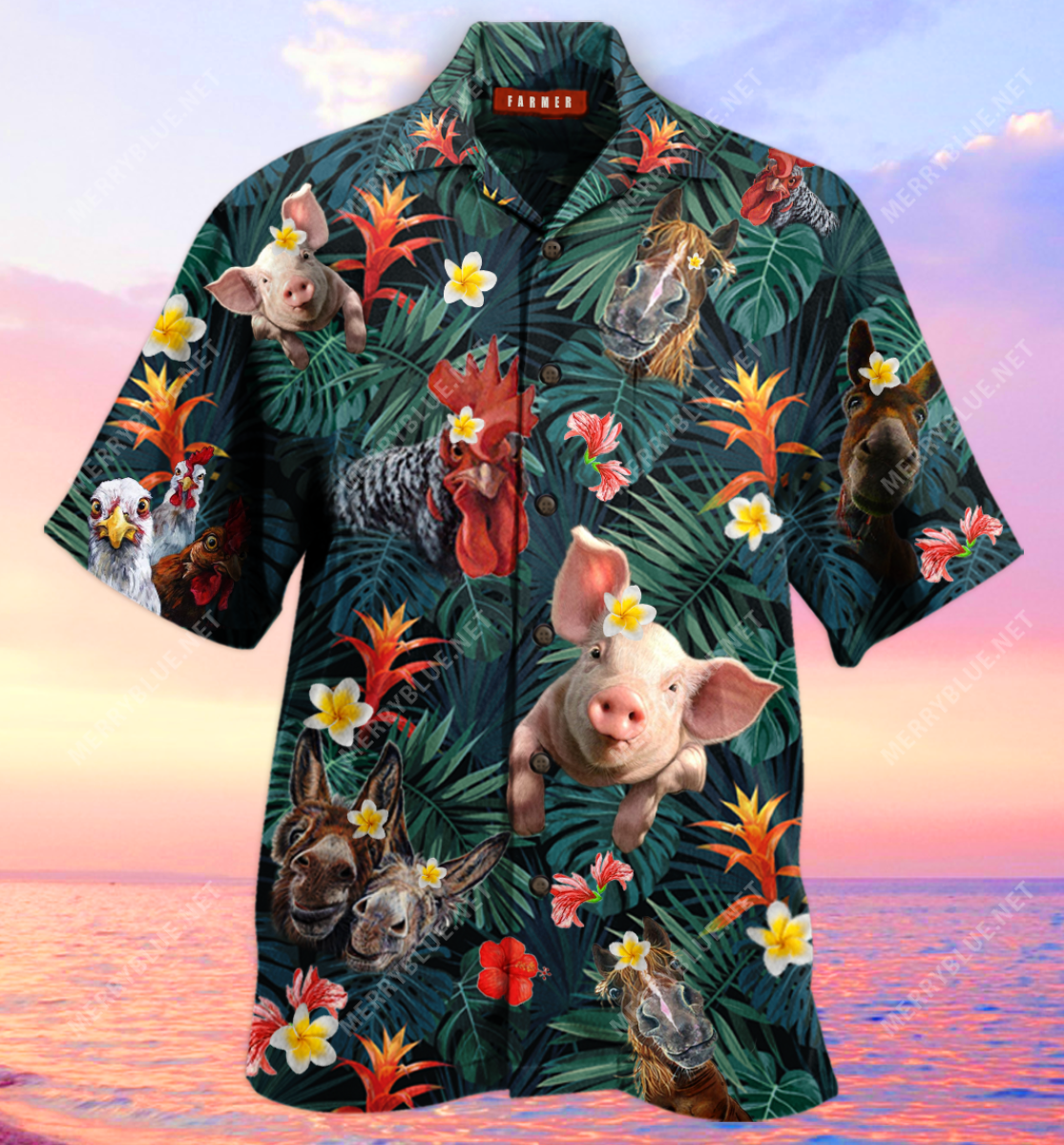 Amazing Farm Life Unisex Hawaii Shirt Ha27519