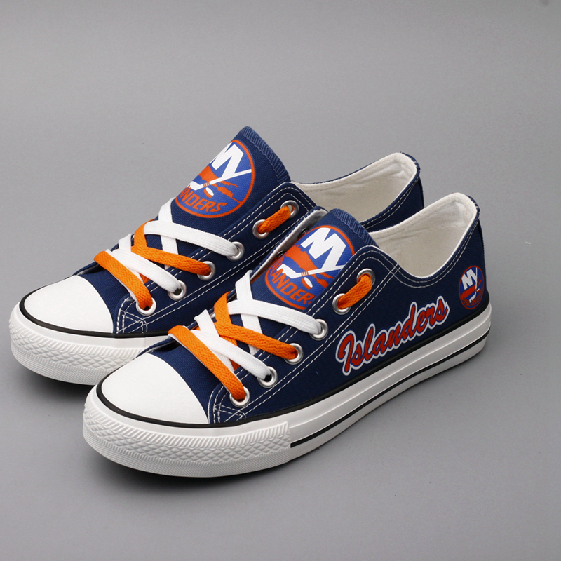 New York Islanders Canvas Shoes Cheap Price Sneakers For Women