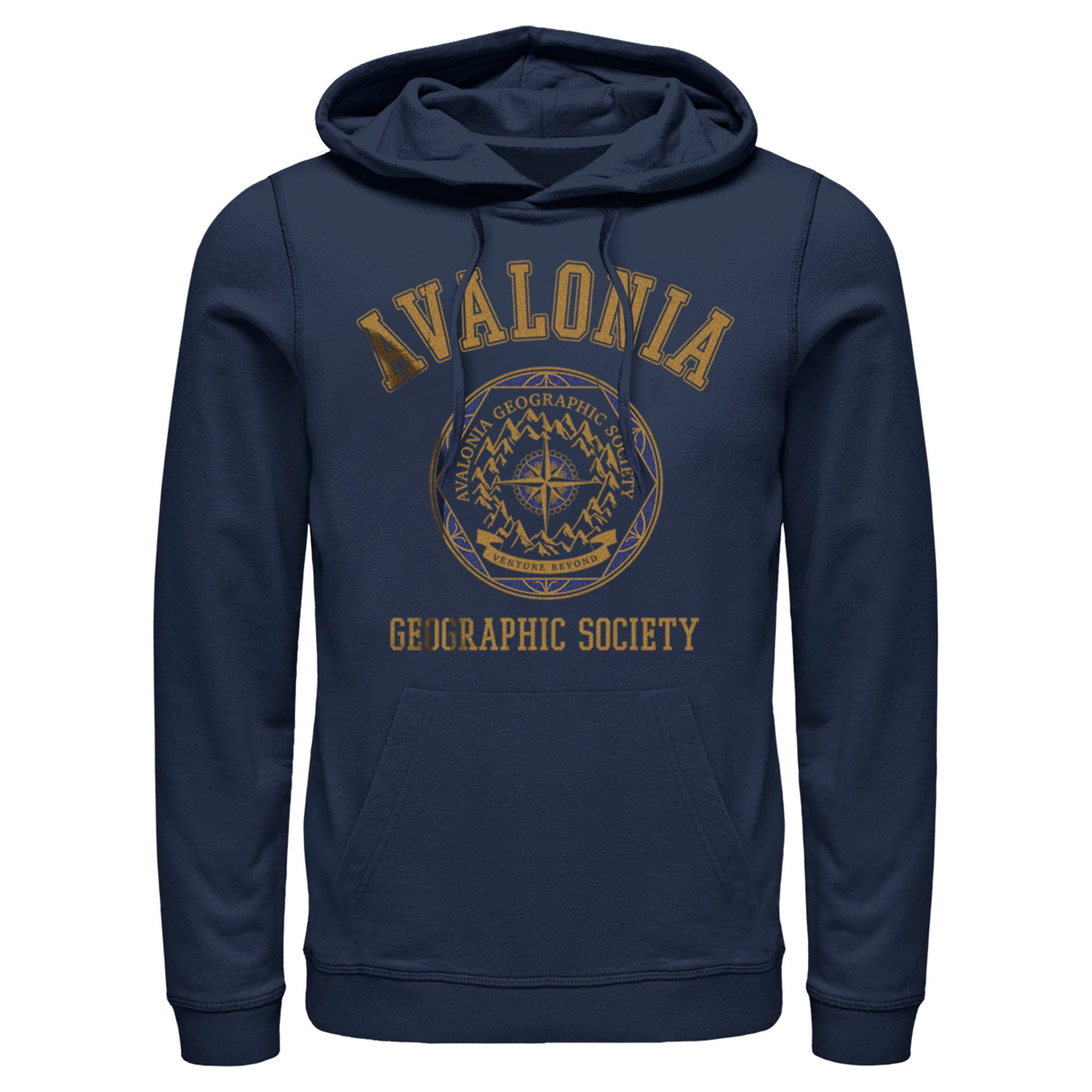 Men’S Strange World Avalonia Geographic Society Pull Over Hoodie