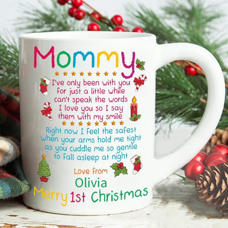 Letter For Mommy I’ve Only Been With You Mery Christmas Gift for Mommy, Mommy Mug