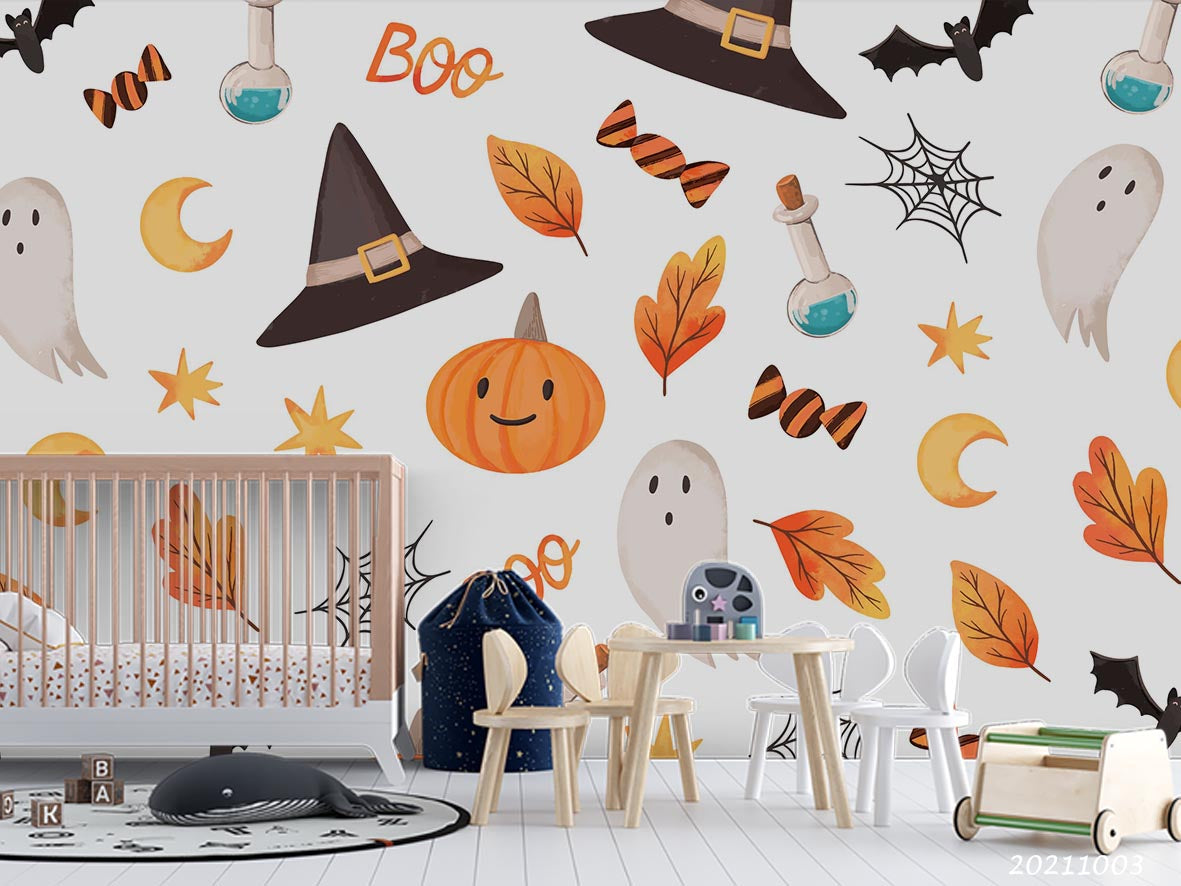 3D Halloween Decoration Wall Mural Wallpaper Lqh 287