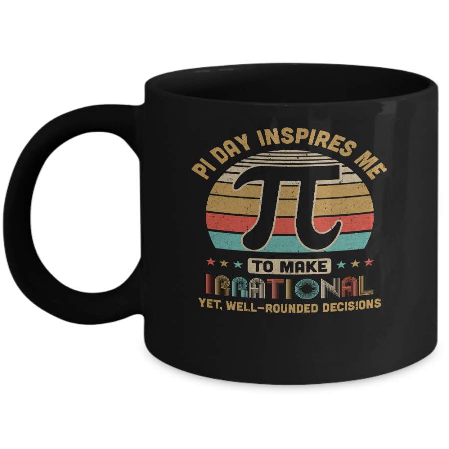 Vintage Math Pi Day Inspires Me To Make Irrational Mug