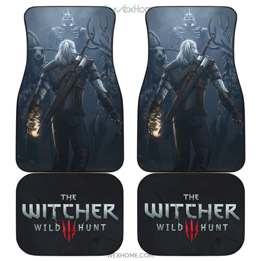 The Witcher 3: Wild Hunt Geralt Gaming 3D Car Floor Mats Unique Car Gift 2021