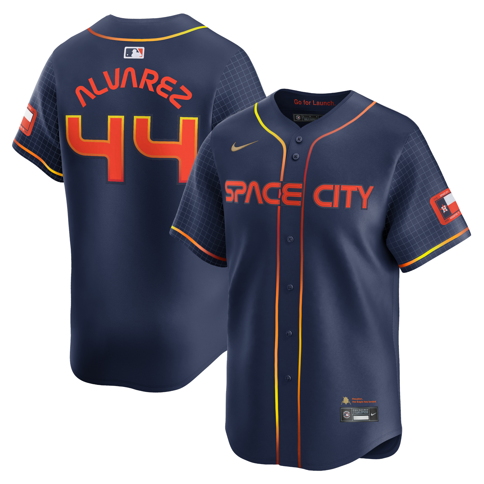 Yordan Alvarez Houston Astros City Connect Limited Player Jersey – Navy