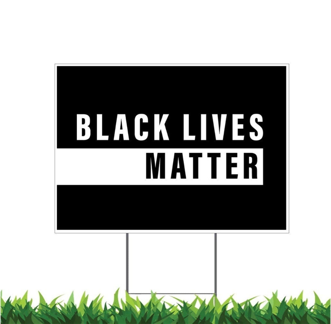 Black Lives Matter Juneteenth Yard Sign Lawn Decoration, Yard Decorations