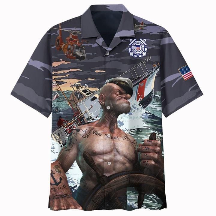 Army Veteran Hawaii Graphic Print Short Sleeve Hawaii Casual Shirt Ha72498