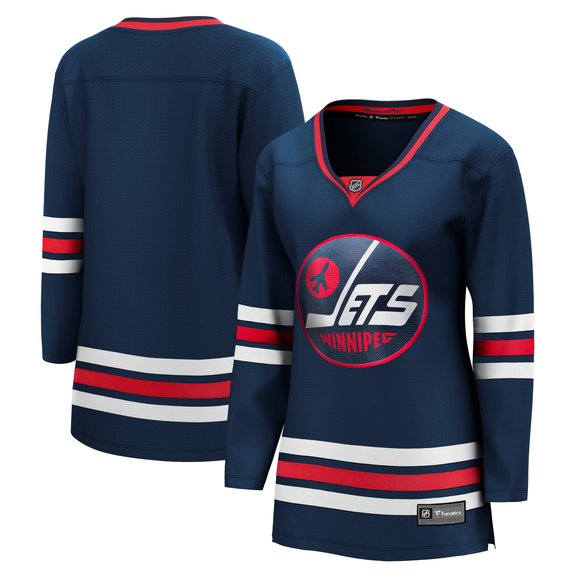 Winnipeg Jets Branded Women's Alternate Premier Breakaway Player Jersey – Navy