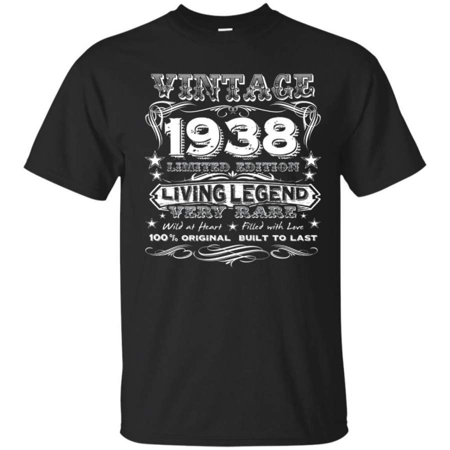 AGR Vintage 1938 Birthday Living Legend Very Rare Men’s T-shirt