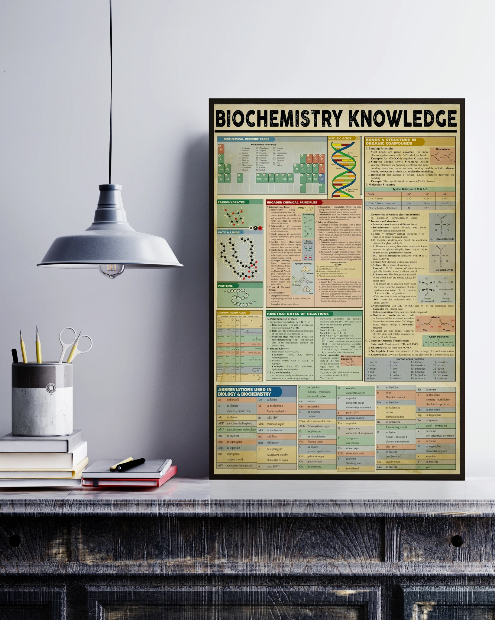 Biochemistry Knowledge Poster