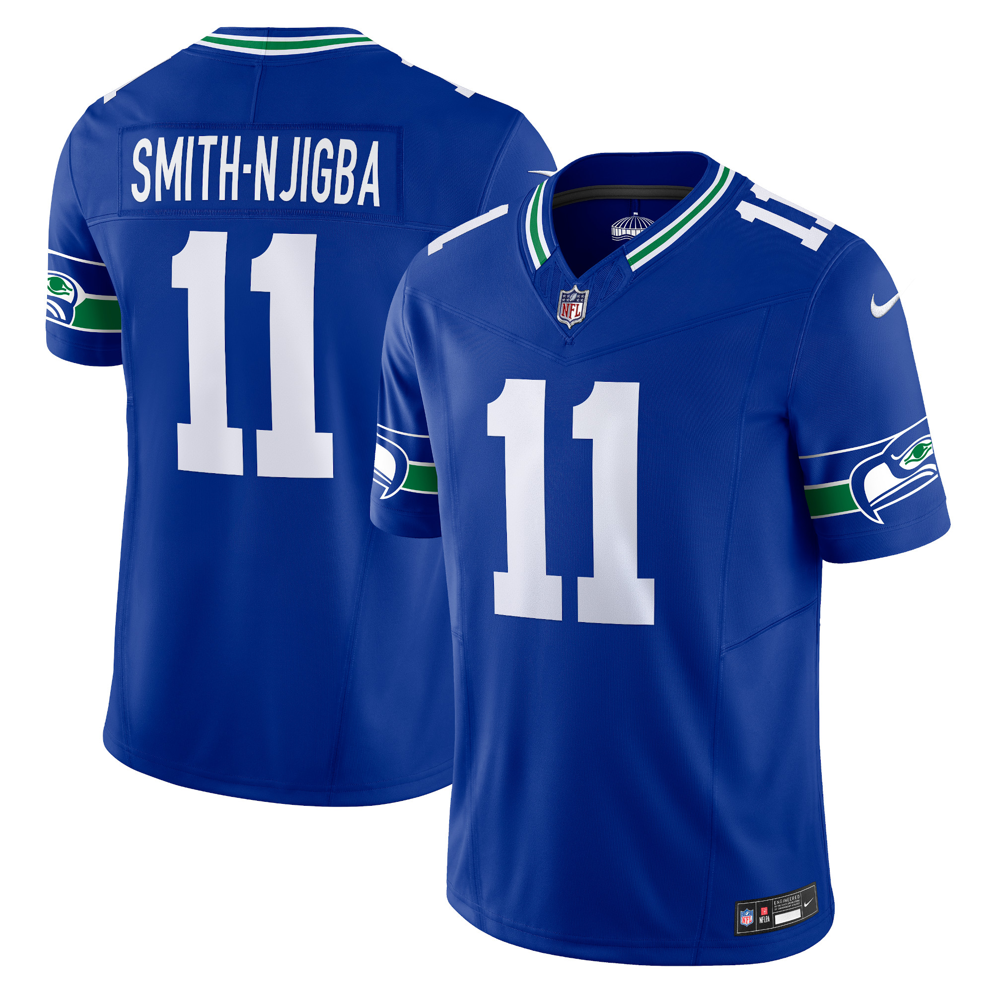 Jaxon Smith-Njigba Seattle Seahawks Alternate Vapor F.U.S.E. Limited Jersey – Royal