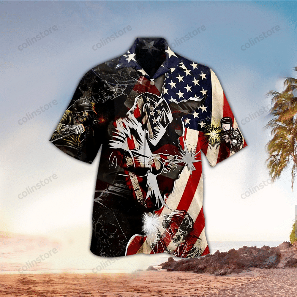 Patriotic Aloha Hawaii Shirt For Ha5128