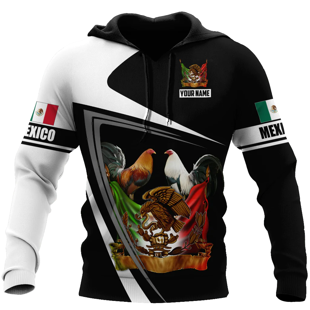 Rooster Mexican Hoodie, Chicken Mexico Hoodies, Custom Mexico Hoodie