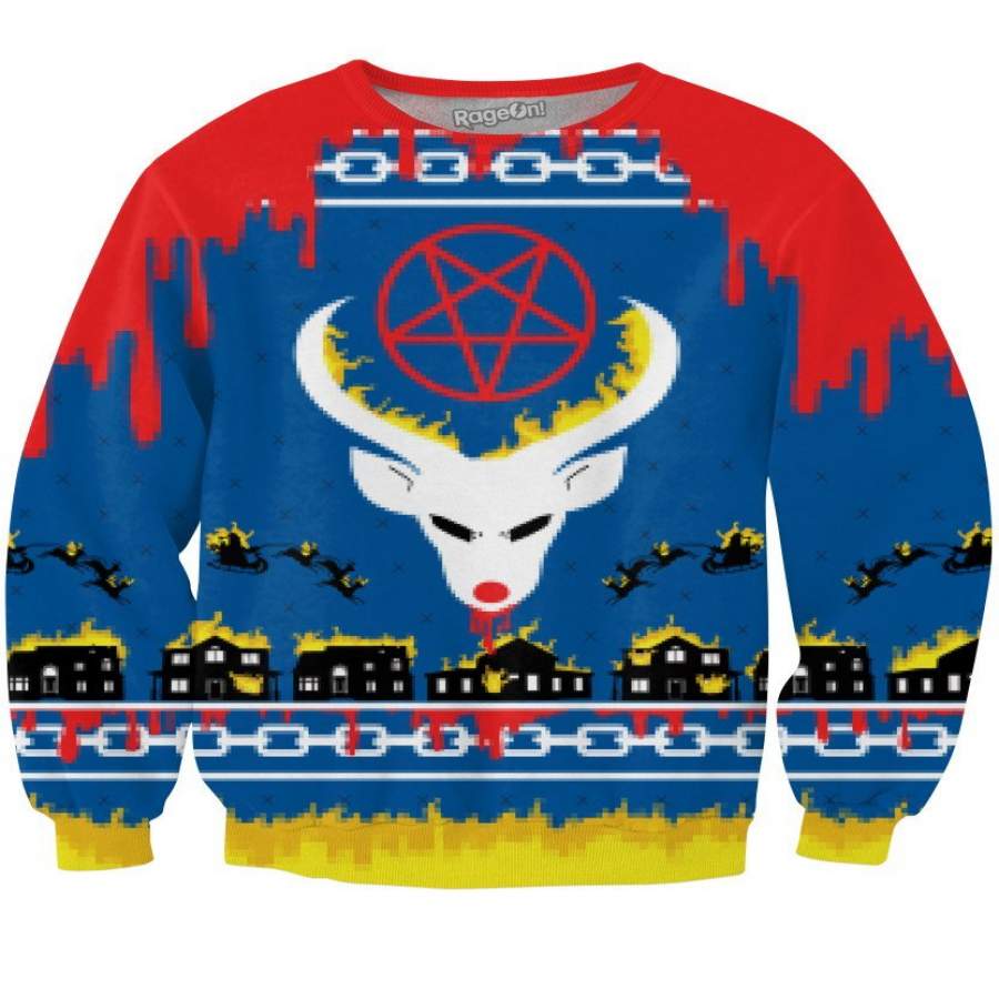 Satan’s Ugly Christmas Sweatshirt